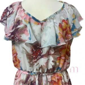 Robe Longue à Fleurs - Taille S