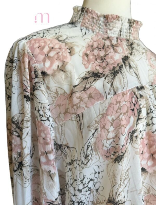 Blouse à Fleurs - Taille XL - Image 3
