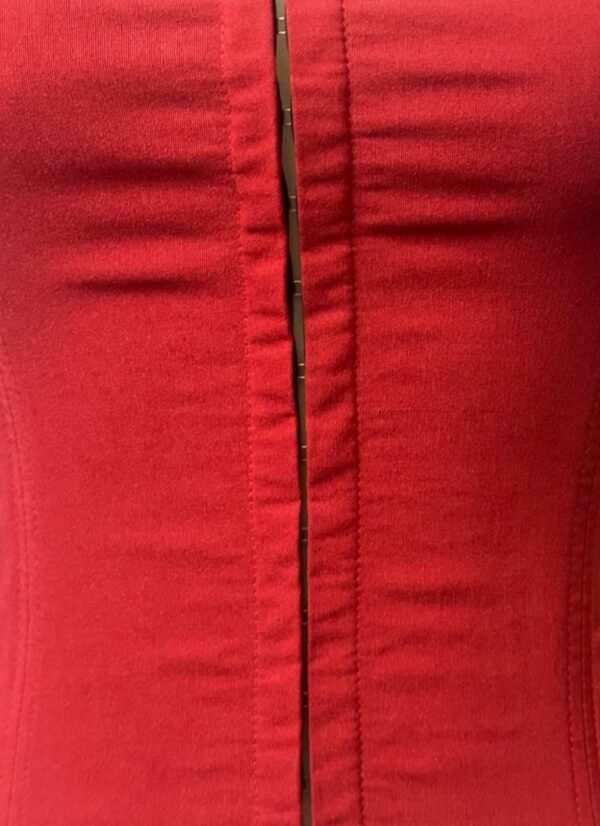 Corset Rouge Foncé Sexy - Taille XS - Image 4