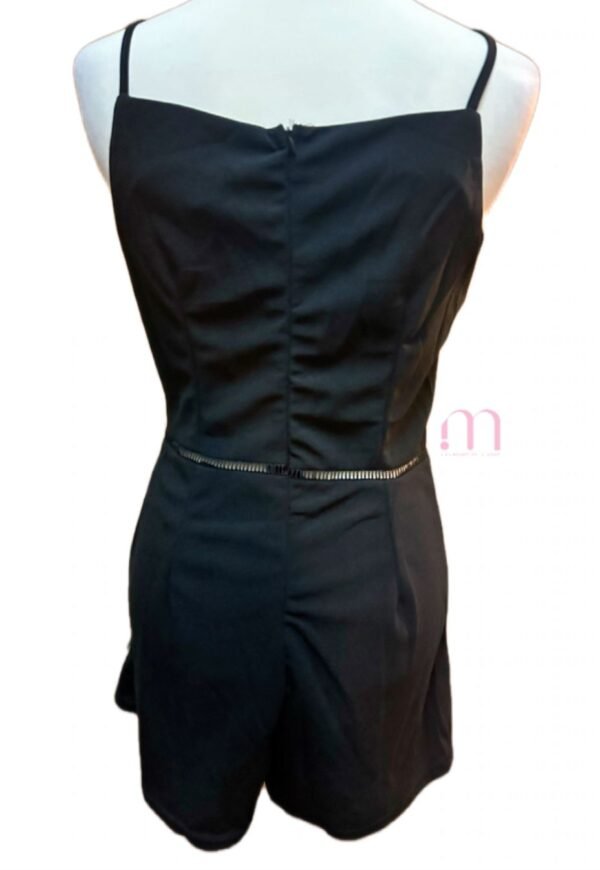 Combi short noire brodée – Taille S - Image 3
