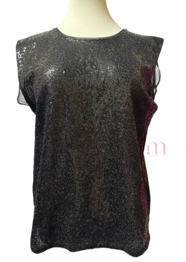 Blouse Chic Mango Noire - Taille EUR S - Image 3
