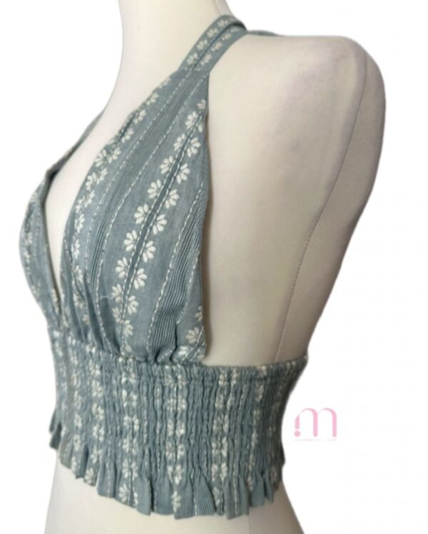 Haut brodé Bohème - Taille XS/S - Image 3