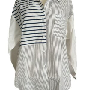 Alternative view of Chemise oversize à rayures mixées - NEUVE - Taille XL