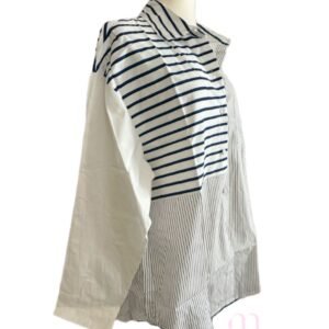 Chemise oversize à rayures mixées - NEUVE - Taille XL