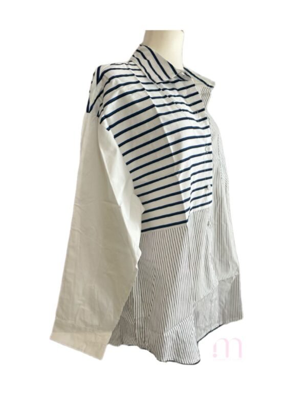 Chemise oversize à rayures mixées - NEUVE - Taille XL
