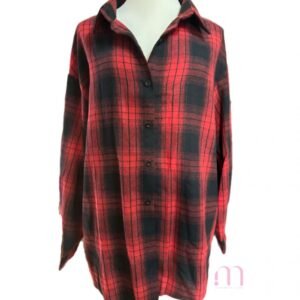 Chemise à carreaux rouges et noirs - Taille M / L