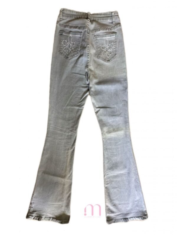 JEANS broderie Fleurs - Taille 36 / S - Image 4