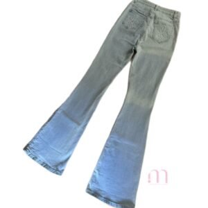 JEANS broderie Fleurs - Taille 36 / S