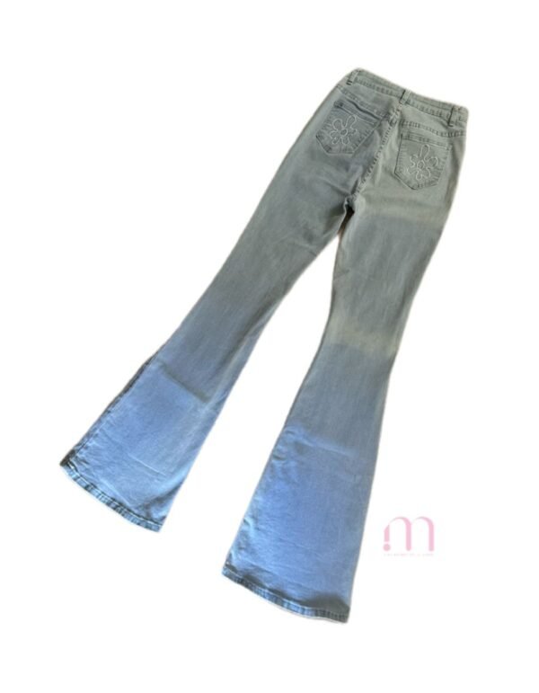JEANS broderie Fleurs - Taille 36 / S