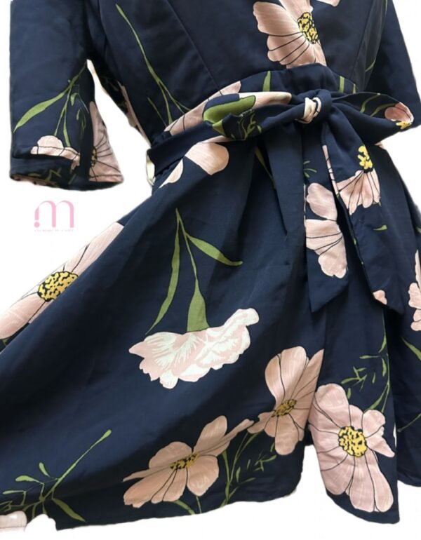 Combi-Short effet Robe Fleurie - Taille S - Image 2