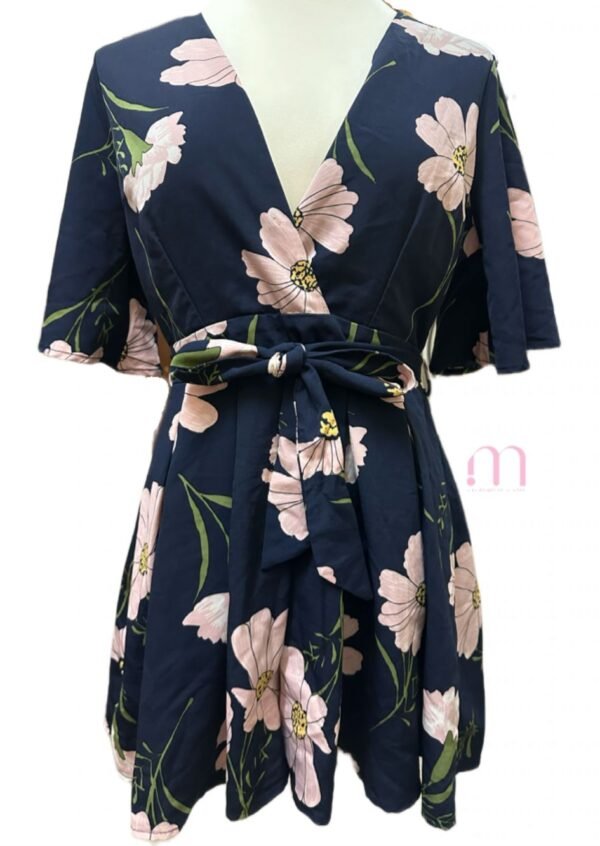 Combi-Short effet Robe Fleurie - Taille S - Image 6