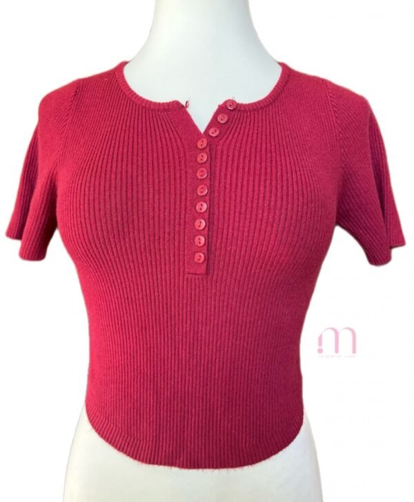 Haut Bordeaux - Taille S/M - Image 4