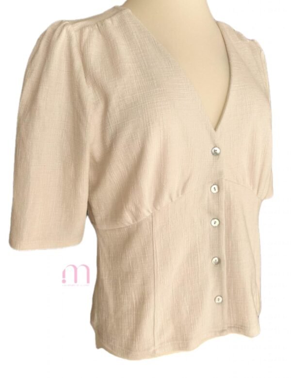 Chemise Beige - Taille L - Image 2