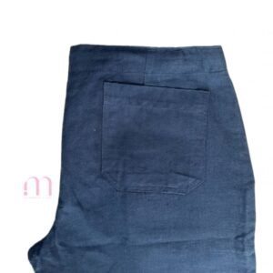Alternative view of Pantalon style Lin Bleu Foncé - Taille 38