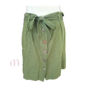 Jupe 52% Lin - Verte - Taille S