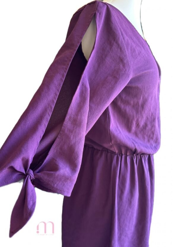 Combi Short Violet Manches Fendues - Taille M