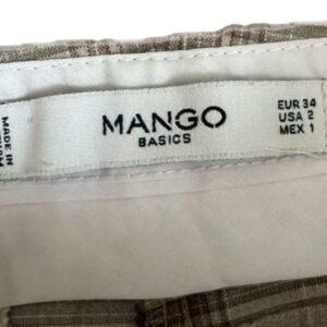 Alternative view of Pantalon Mango à carreaux – Taille 34 / XS