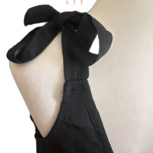 Alternative view of Combi-pantalon transparente noire - Taille M