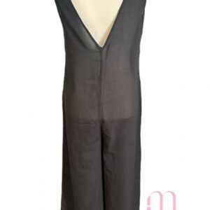 Combi-pantalon transparente noire - Taille M