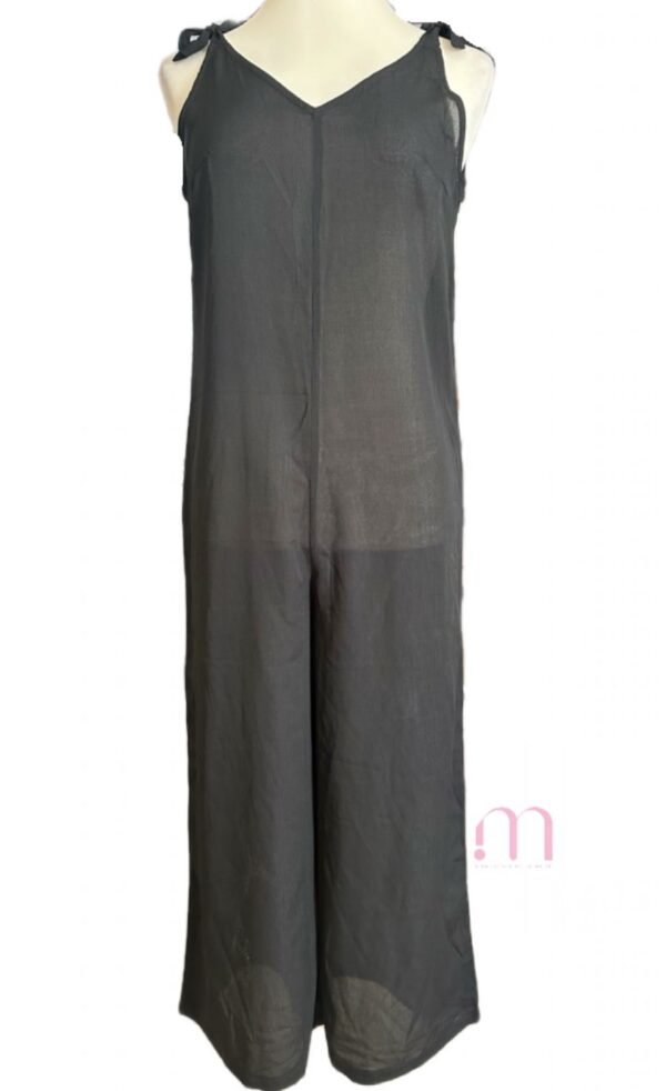 Combi-pantalon transparente noire - Taille M - Image 4