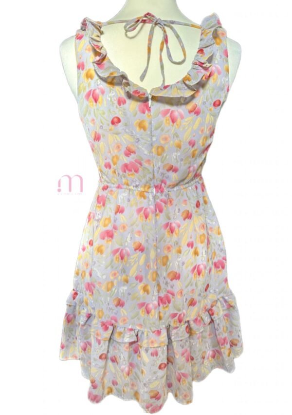 Robe fleurie à volants – Taille XS/S - Image 4