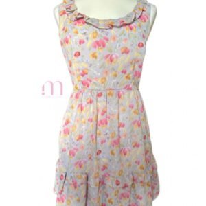 Robe fleurie à volants – Taille XS/S