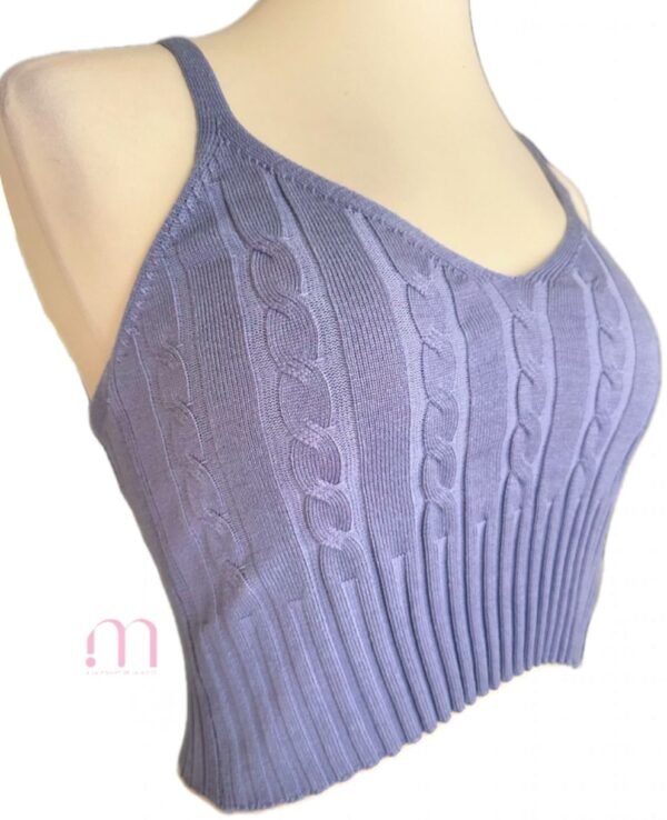 Petit top court fines bretelles – Taille XS / S - Image 2