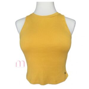 Débardeur jaune col rond – Taille XS /S