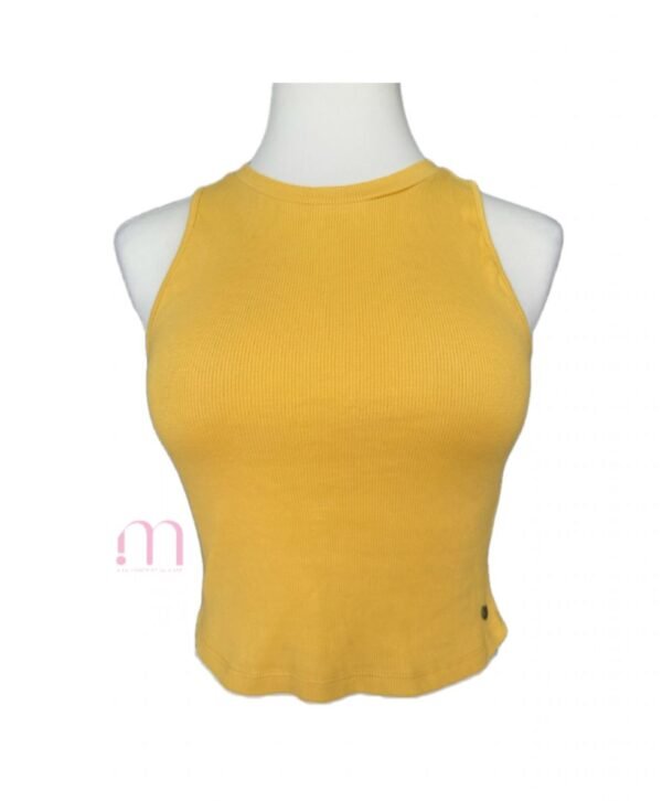 Débardeur jaune col rond – Taille XS /S
