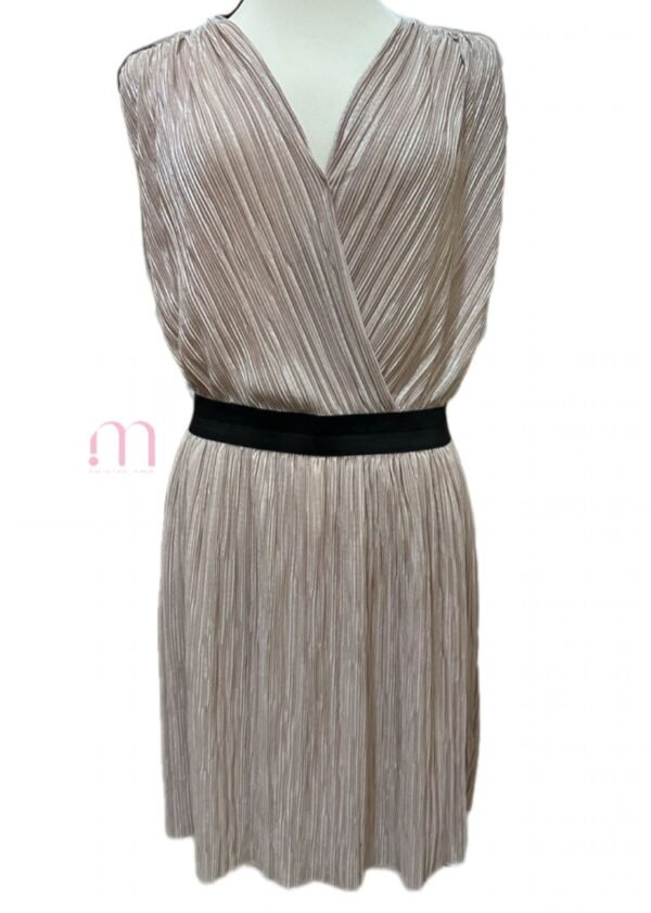 Robe plissée champagne - Taille 38 / M - Image 4