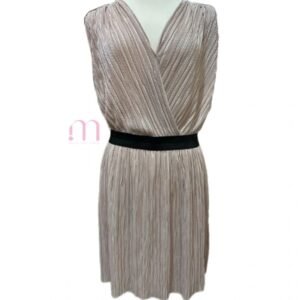 Robe plissée champagne - Taille 38 / M