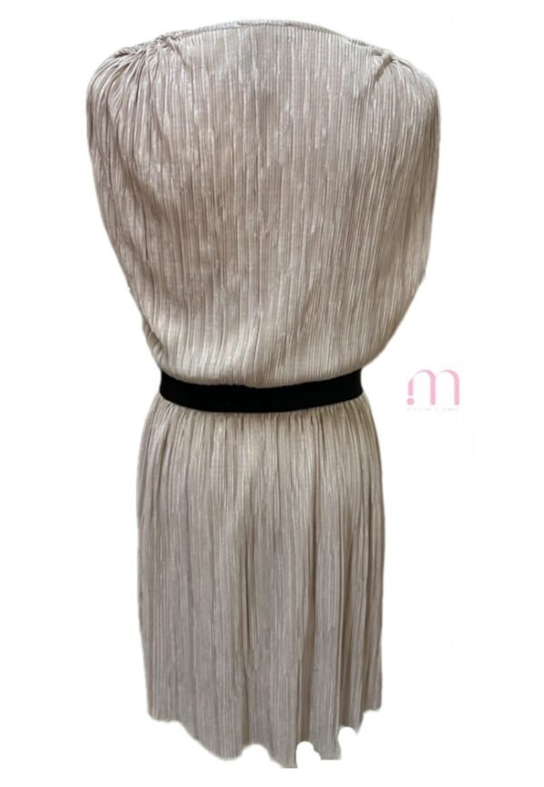 Robe plissée champagne - Taille 38 / M - Image 5