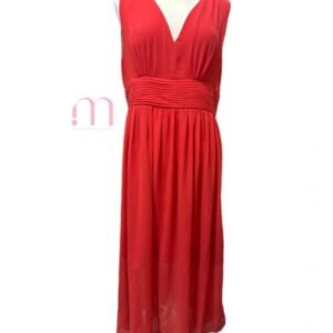 Robe longue rouge élégance - Taille M 