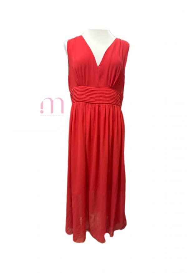 Robe longue rouge élégance - Taille M 