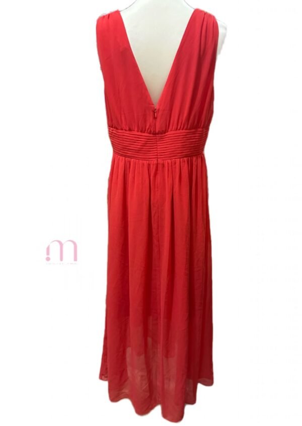 Robe longue rouge élégance - Taille M  - Image 3