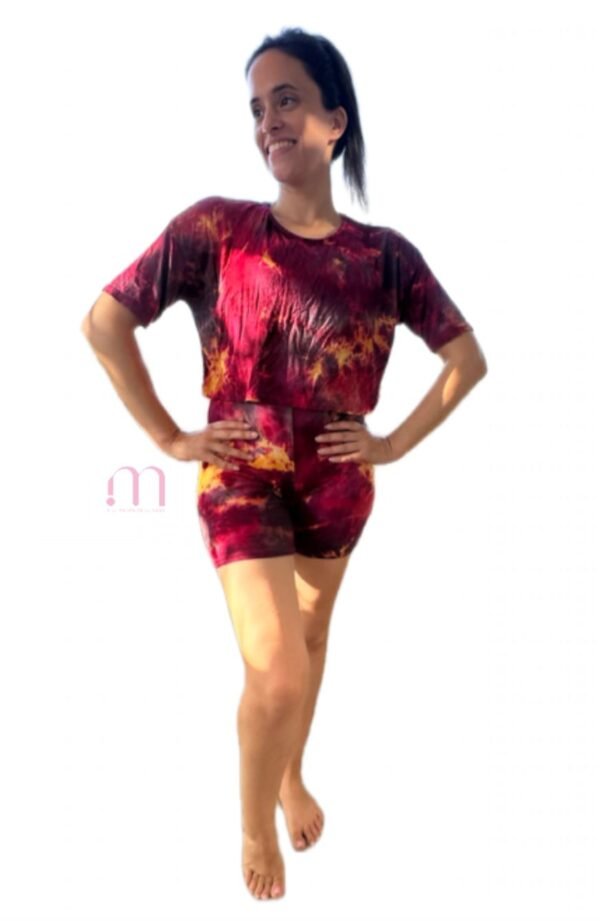 Set t-shirt & short fluide – Taille S - Image 4