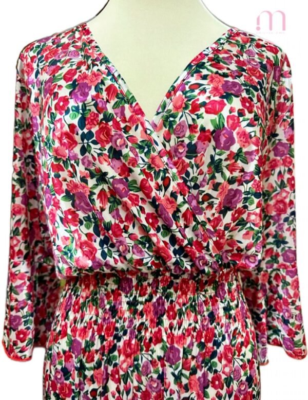 Robe Longue à Fleurs - Taille M / L - Image 2