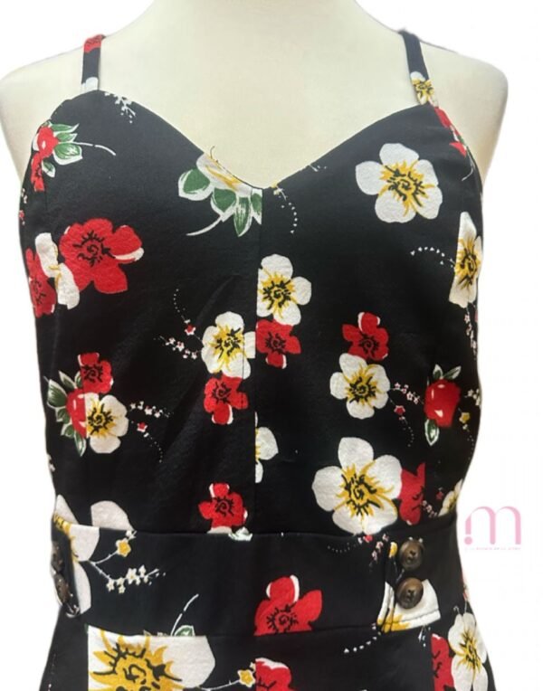 Combi short à Fleurs - Taille S - Image 2