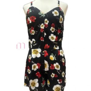 Combi short à Fleurs - Taille S