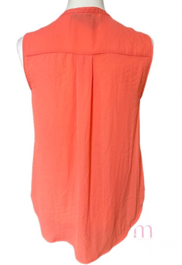 Débardeur léger à cordons – Orange doux - Taille M - Image 4