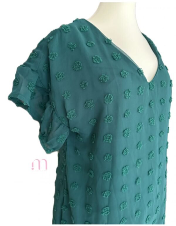 Robe Verte Fluide - Taille S / M - Image 3