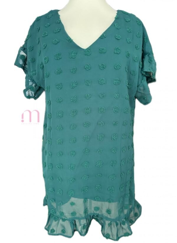 Robe Verte Fluide - Taille S / M - Image 4