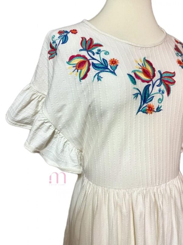 Robe avec Broderie - Taille XS - Image 3
