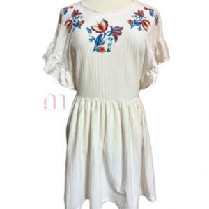 Robe avec Broderie - Taille XS