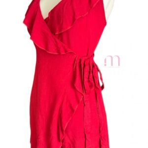 Alternative view of Robe Courte Rouge - Taille XS