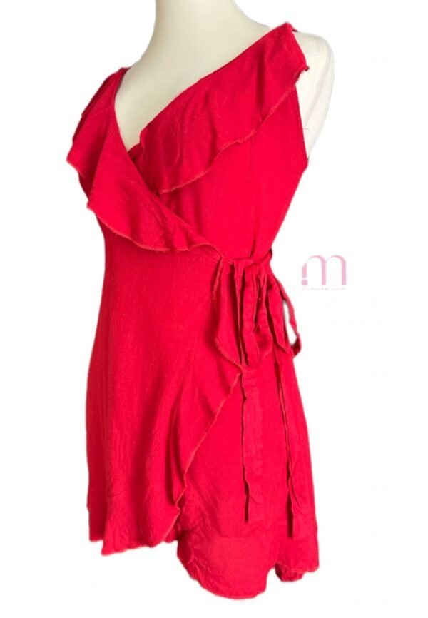 Robe Courte Rouge - Taille XS - Image 2