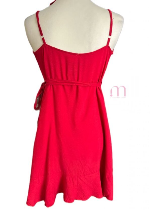 Robe Courte Rouge - Taille XS - Image 3