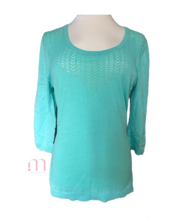 Pull turquoise - Taille M