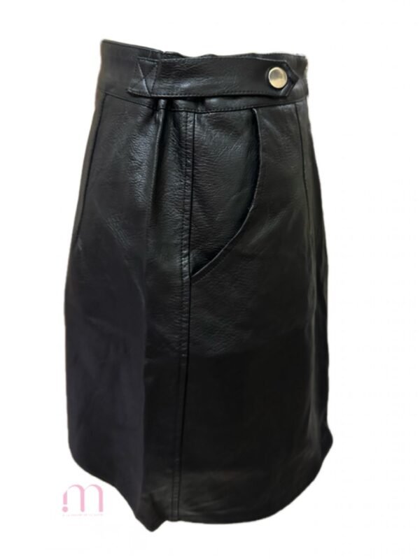Jupe en Cuir - Taille S/M - Image 2