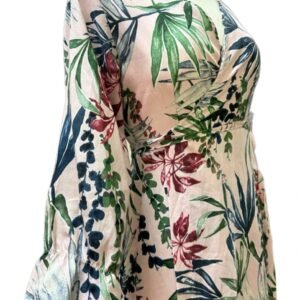 Alternative view of Robe PorteFeuille imprimé Tropical - Taille S